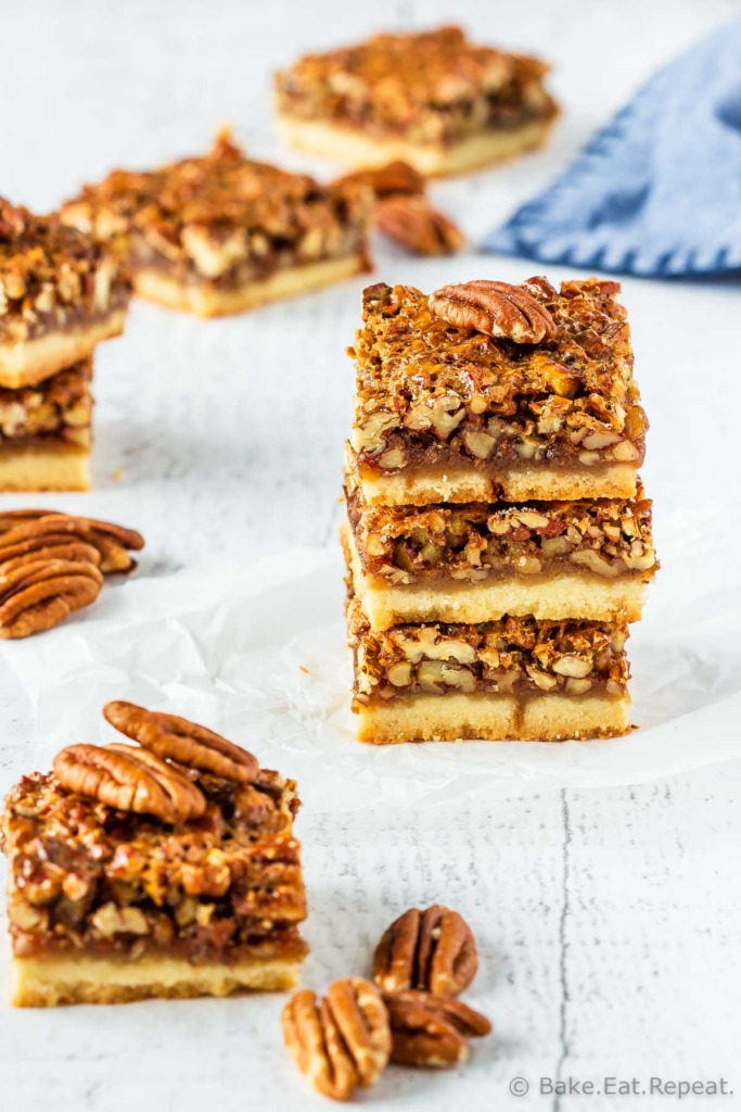 Easy to make pecan pie bars