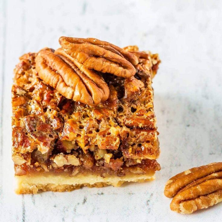 Easy pecan pie bars