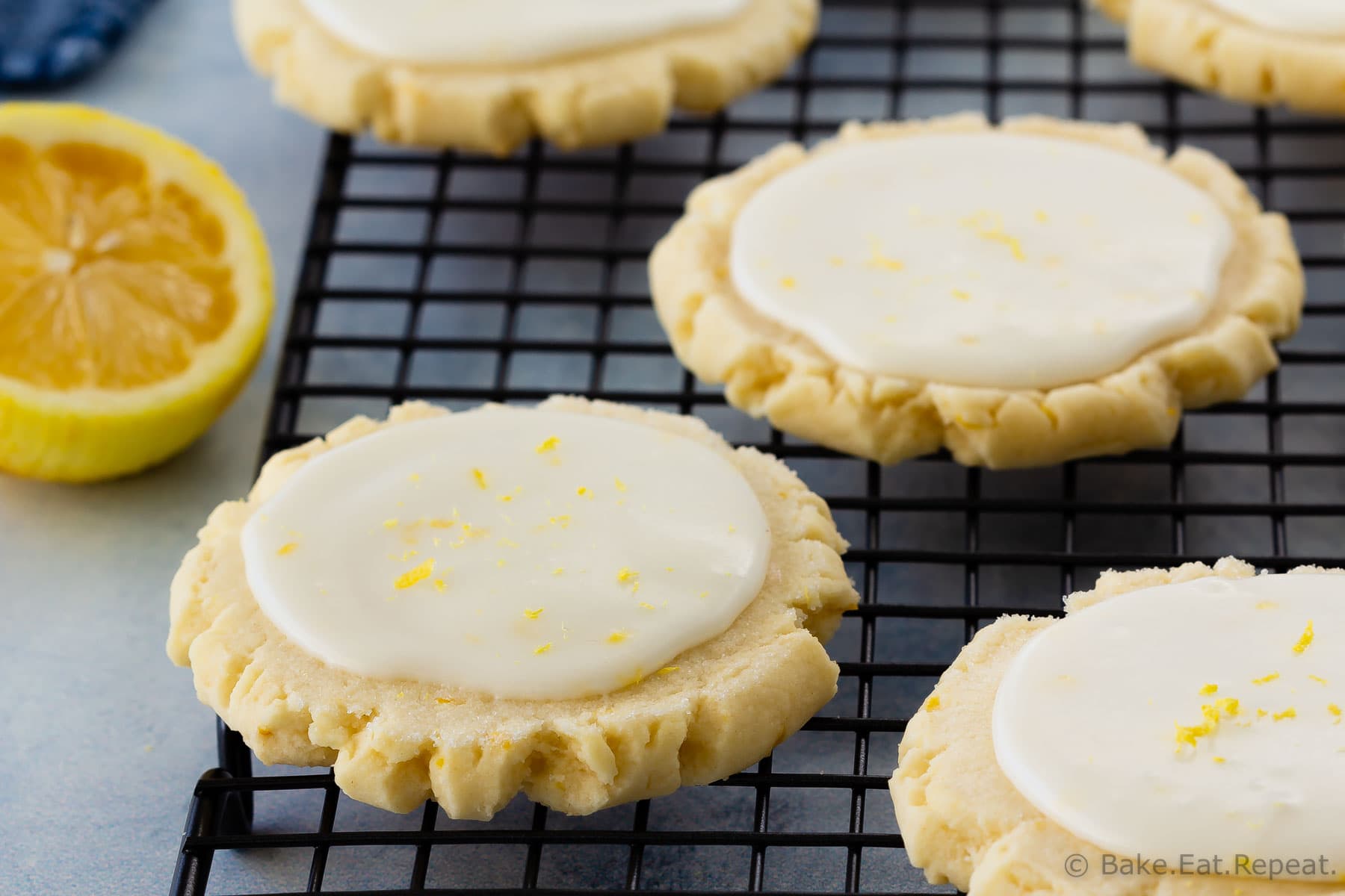 Lemon Sugar Cookies Bake Eat Repeat