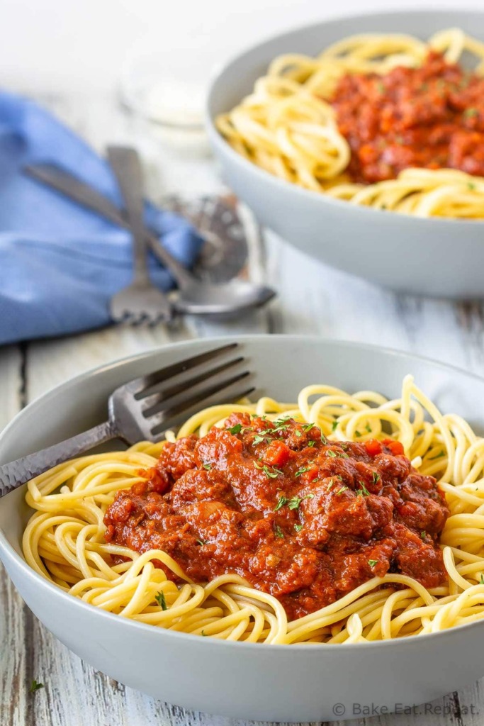 Crockpot Bolognese Sauce