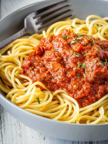 Easy Bolognese Sauce - Bake. Eat. Repeat.