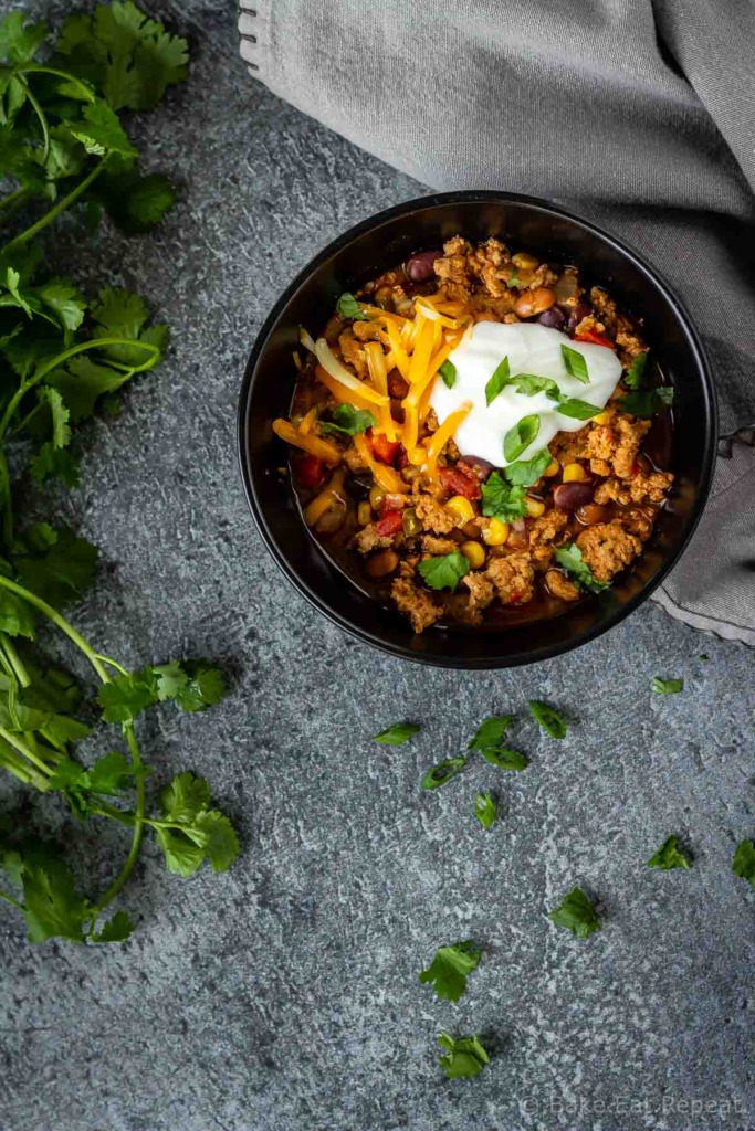 Instant Pot turkey chili