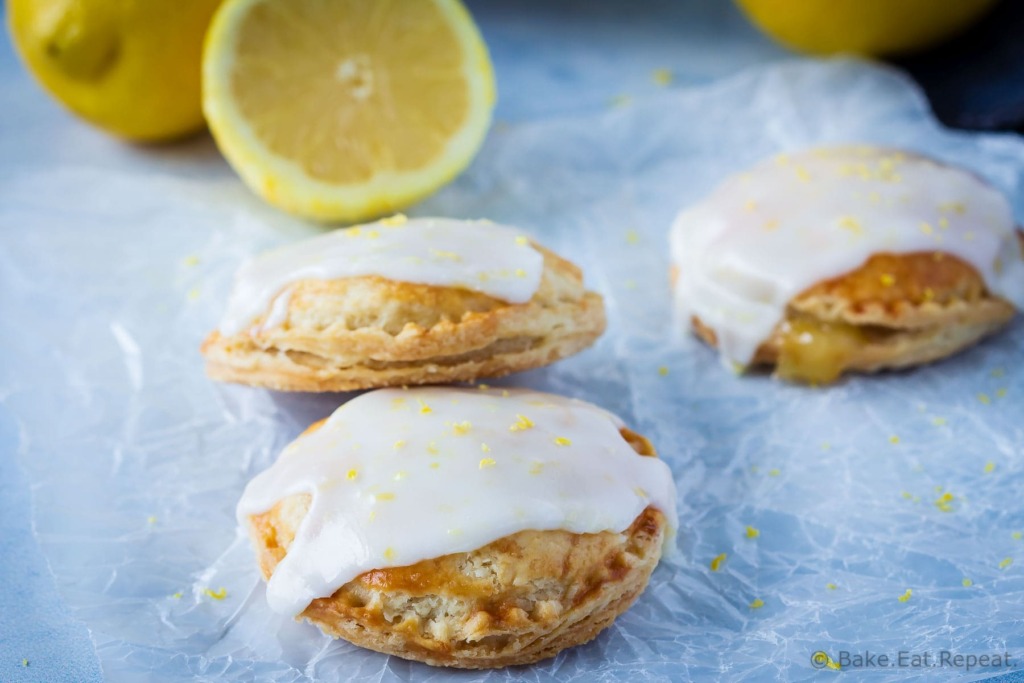 Homemade mini lemon pie