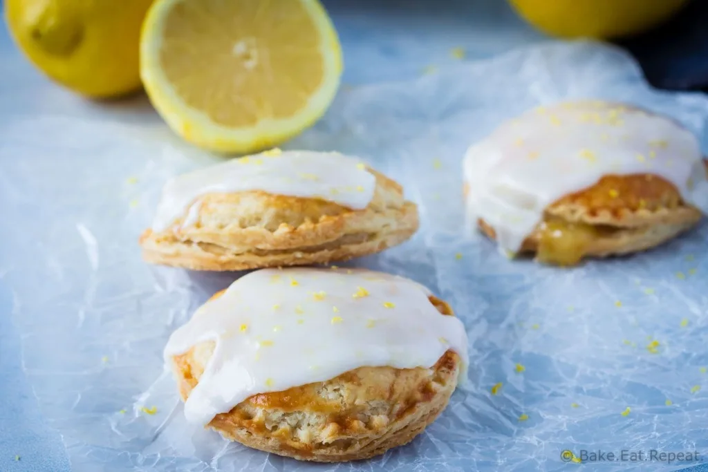 Homemade mini lemon pie