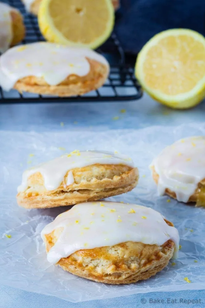 Homemade lemon hand pies