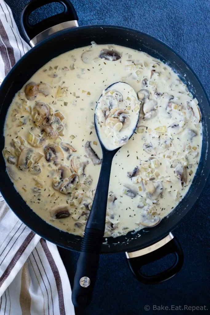 Mushroom Pasta Sauce Bake Eat Repeat