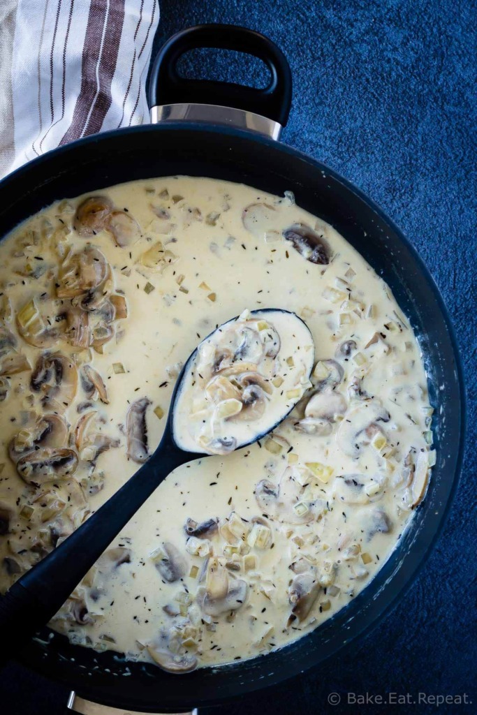 Mushroom Pasta Sauce - Bake. Eat. Repeat.