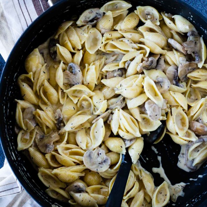 Mushroom pasta sauce
