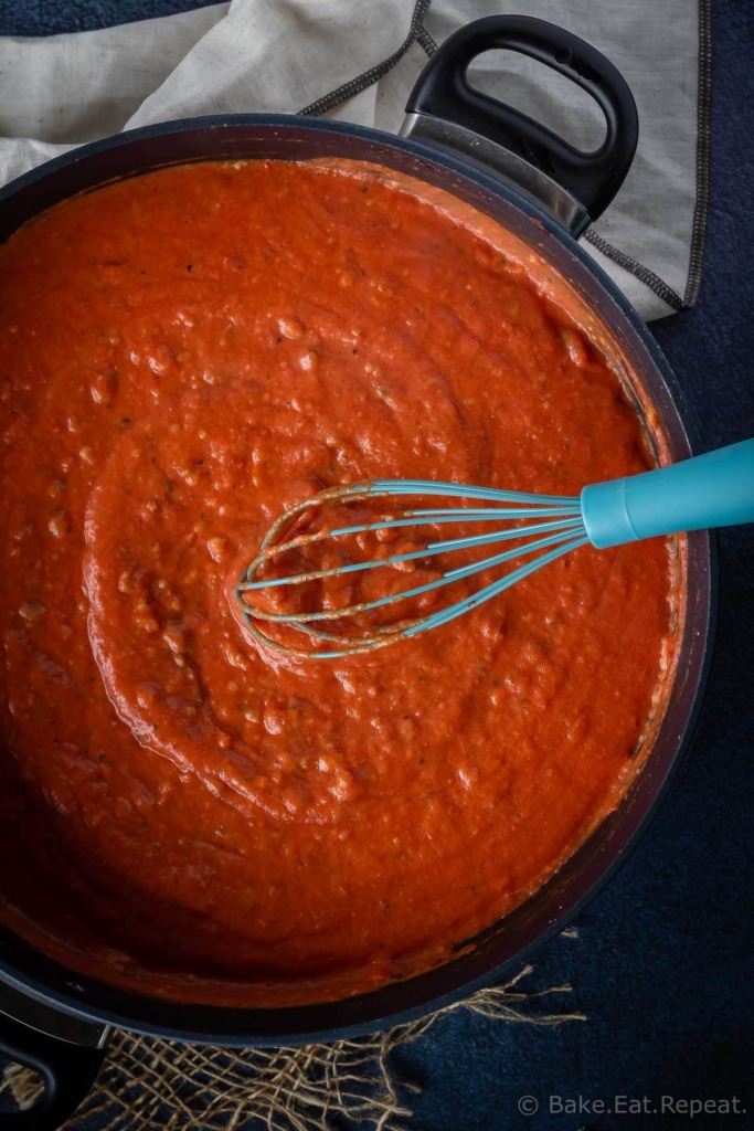 Tomato Cream Sauce recipe