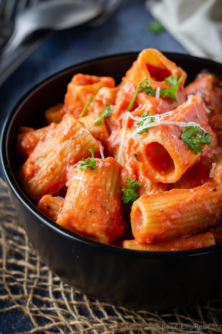 Tomato Cream Sauce - Bake. Eat. Repeat.