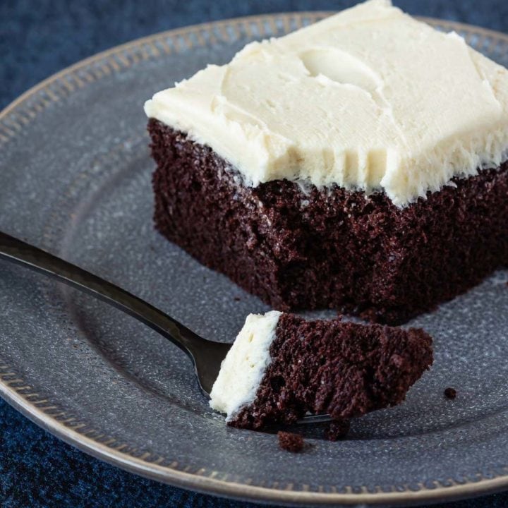 Chocolate Depression Cake {Wacky Cake} - i am baker