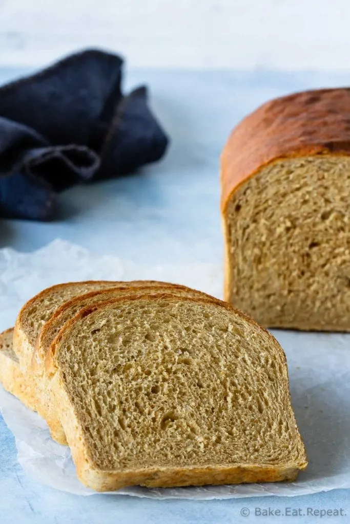 Homemade whole wheat bread recipe