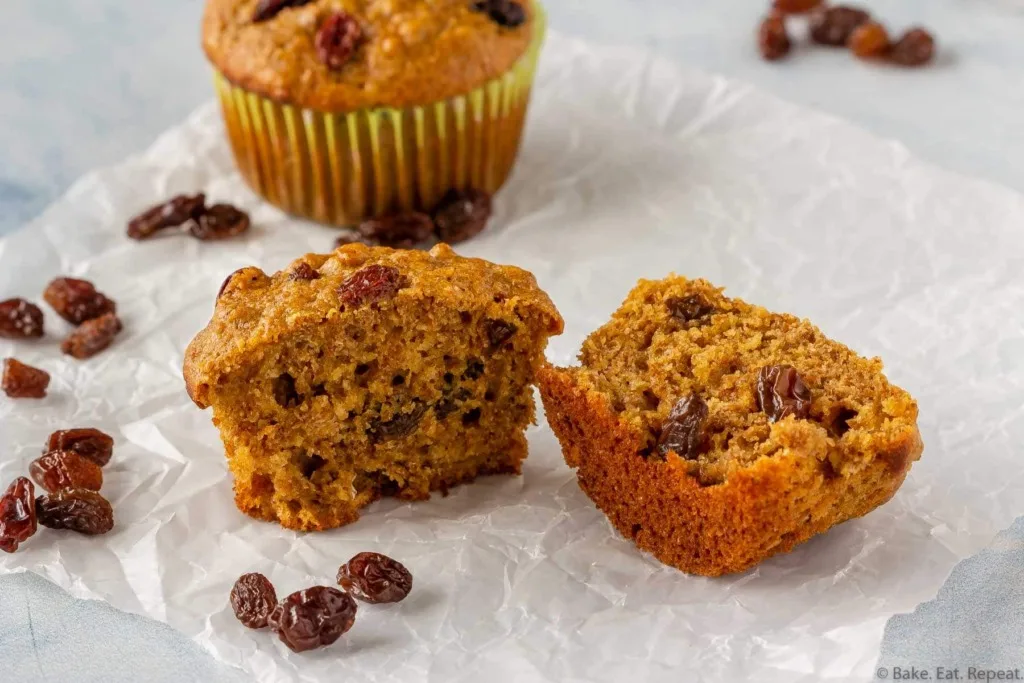 Refrigerator raisin bran muffins