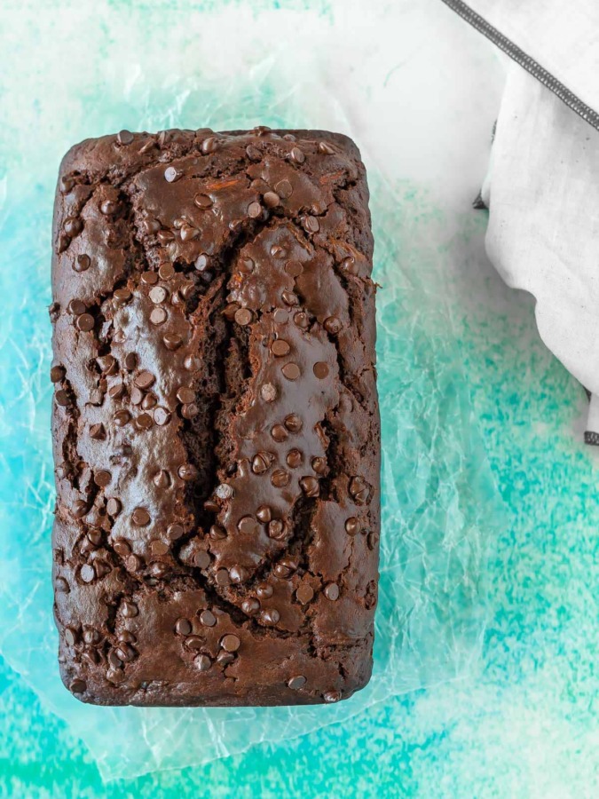 Double chocolate zucchini bread