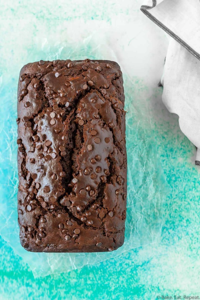 Double chocolate zucchini bread