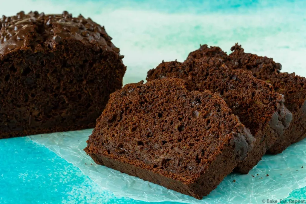 Quick double chocolate zucchini bread