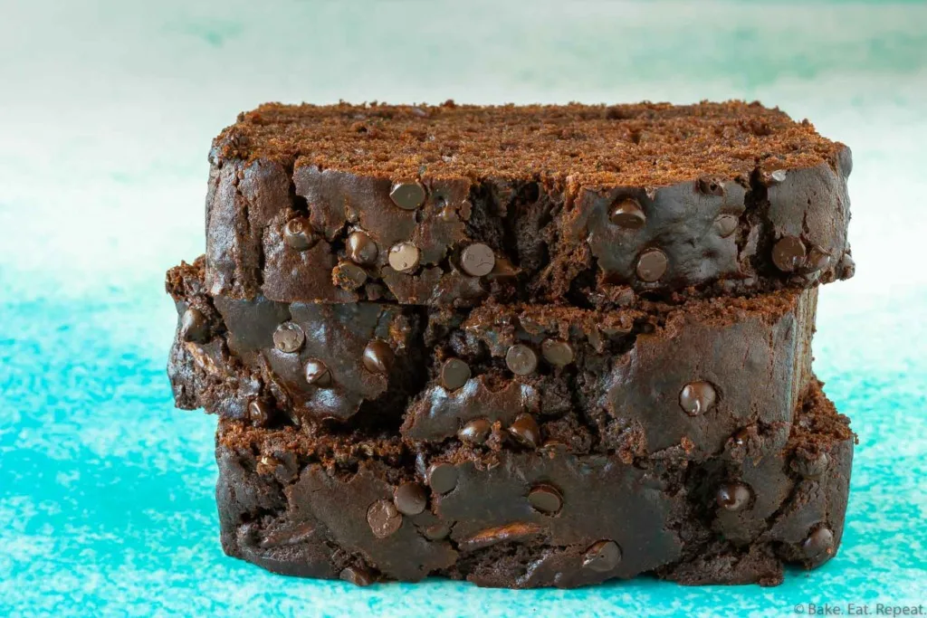 Easy chocolate zucchini bread