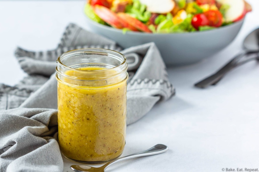 BBQ Chicken Chopped Salad with Honey Mustard Vinaigrette