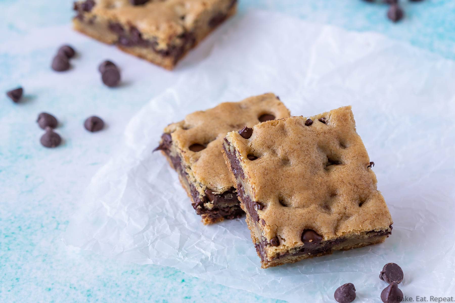 Chocolate Chip Cookie Bars - Bake. Eat. Repeat.