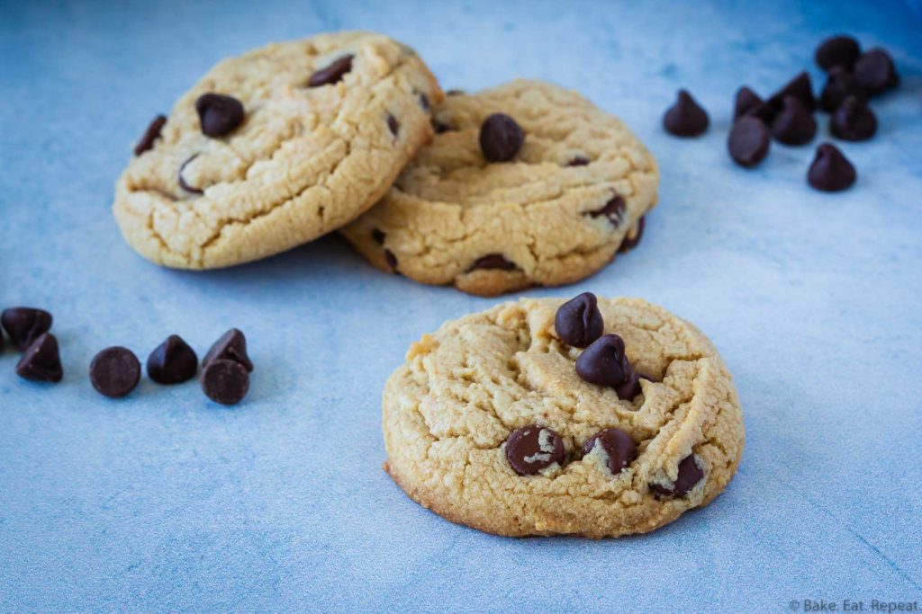 chocolate chip peanut butter cookies