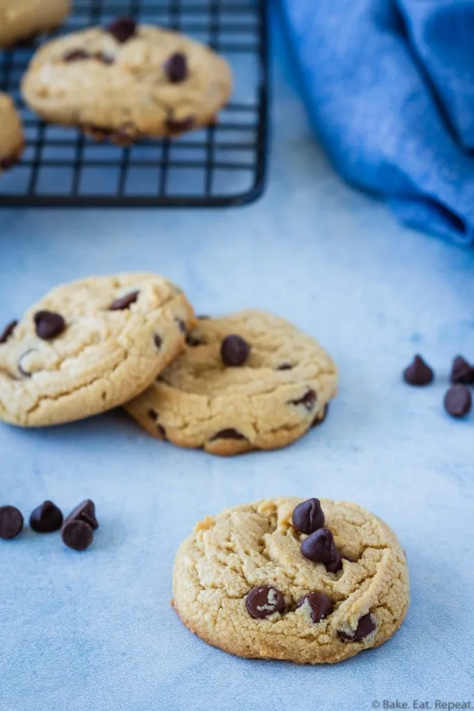 peanut butter chocolate chip cookies