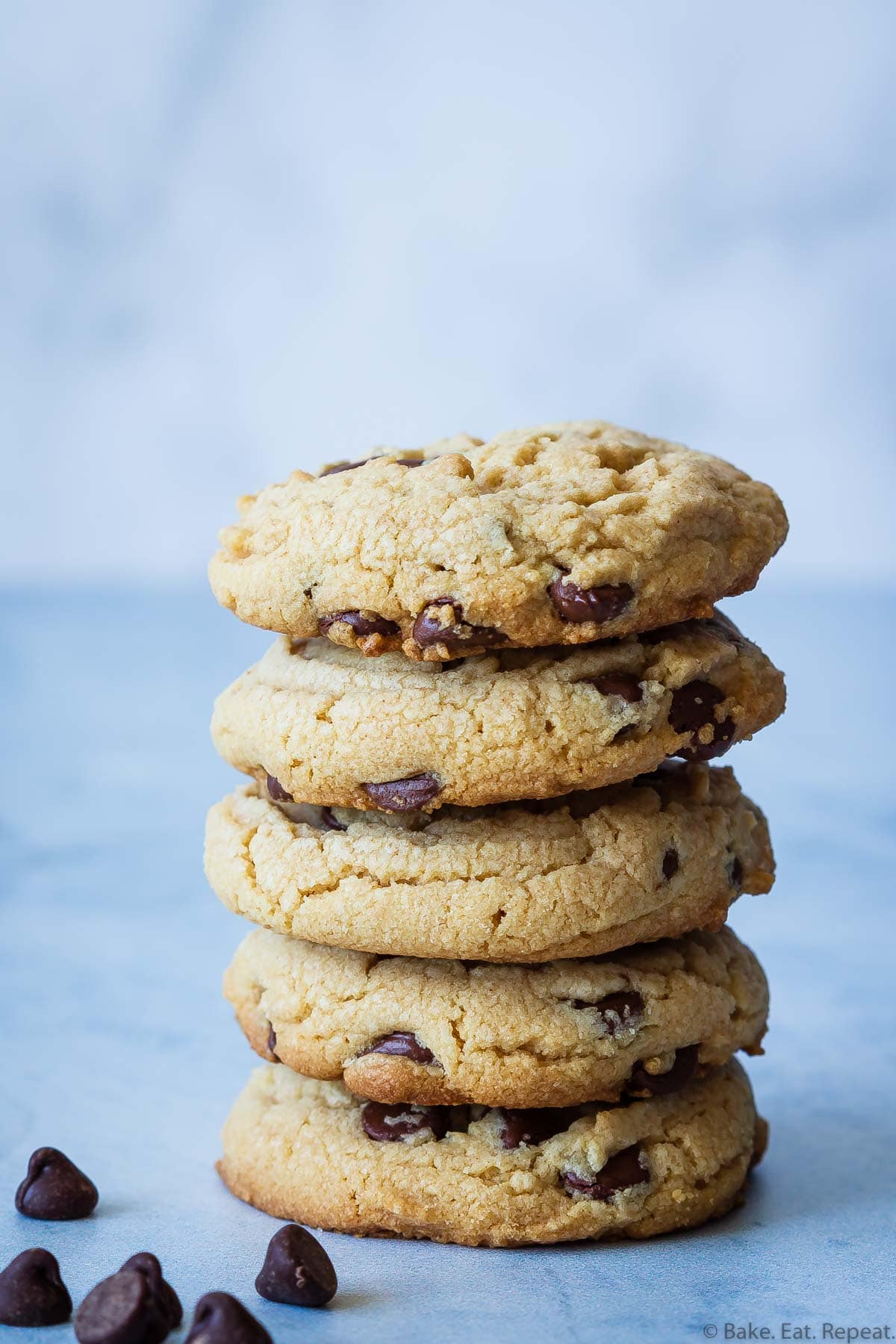 Chocolate Chip Peanut Butter Cookies - Bake. Eat. Repeat.