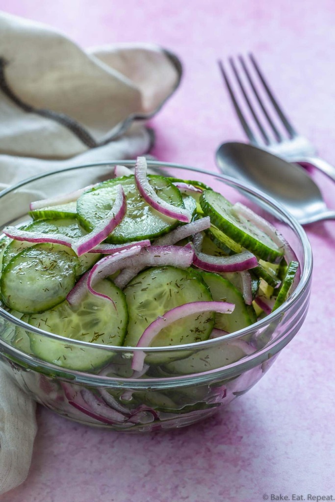 healthy cucumber salad