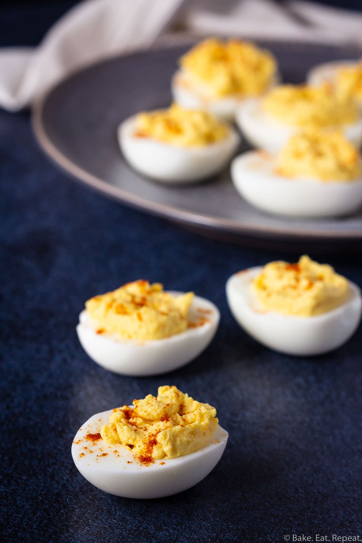 Devilled Eggs - Bake. Eat. Repeat.