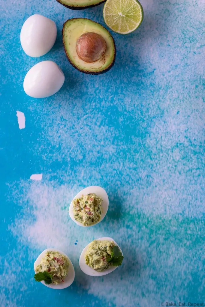 guacamole deviled eggs