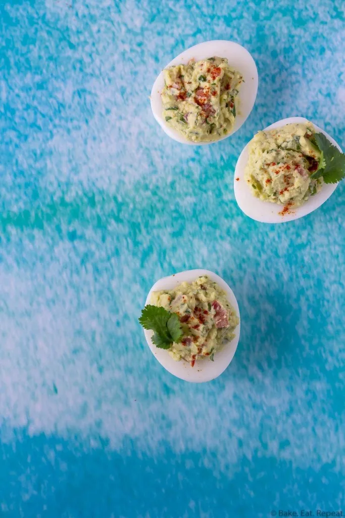 guacamole devilled eggs