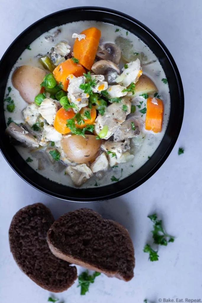 Instant Pot Chicken Stew Bake. Eat. Repeat