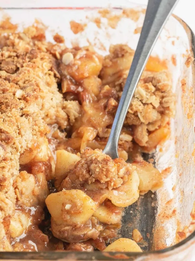 old fashioned apple crisp