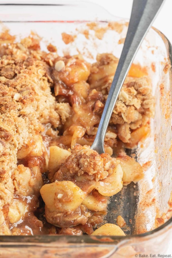 old fashioned apple crisp