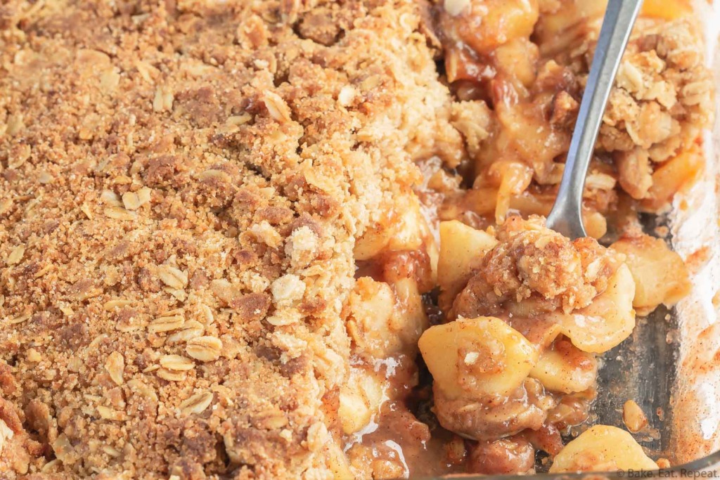 old fashioned apple crisp