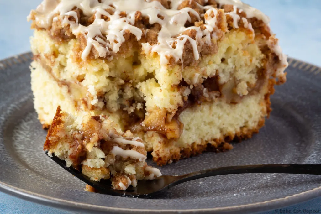 Easy apple coffee cake