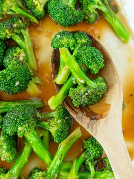 Easy Asian broccoli stir fry.