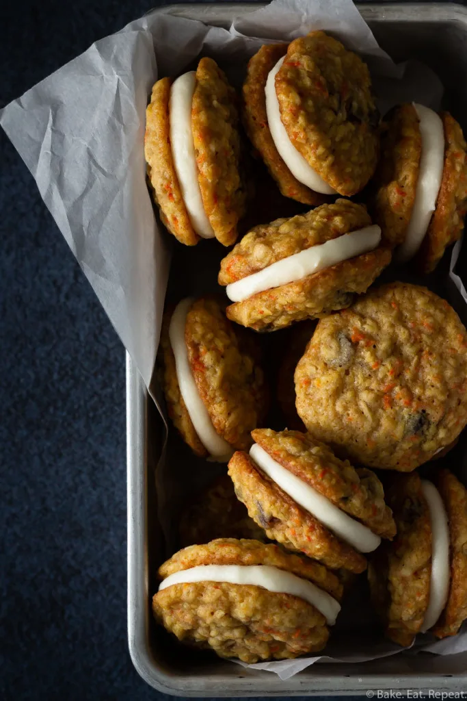 carrot cake sandwich cookies