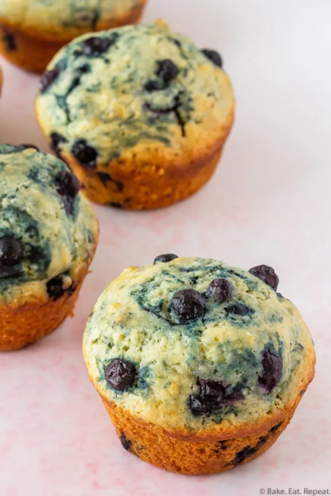 easy blueberry muffins