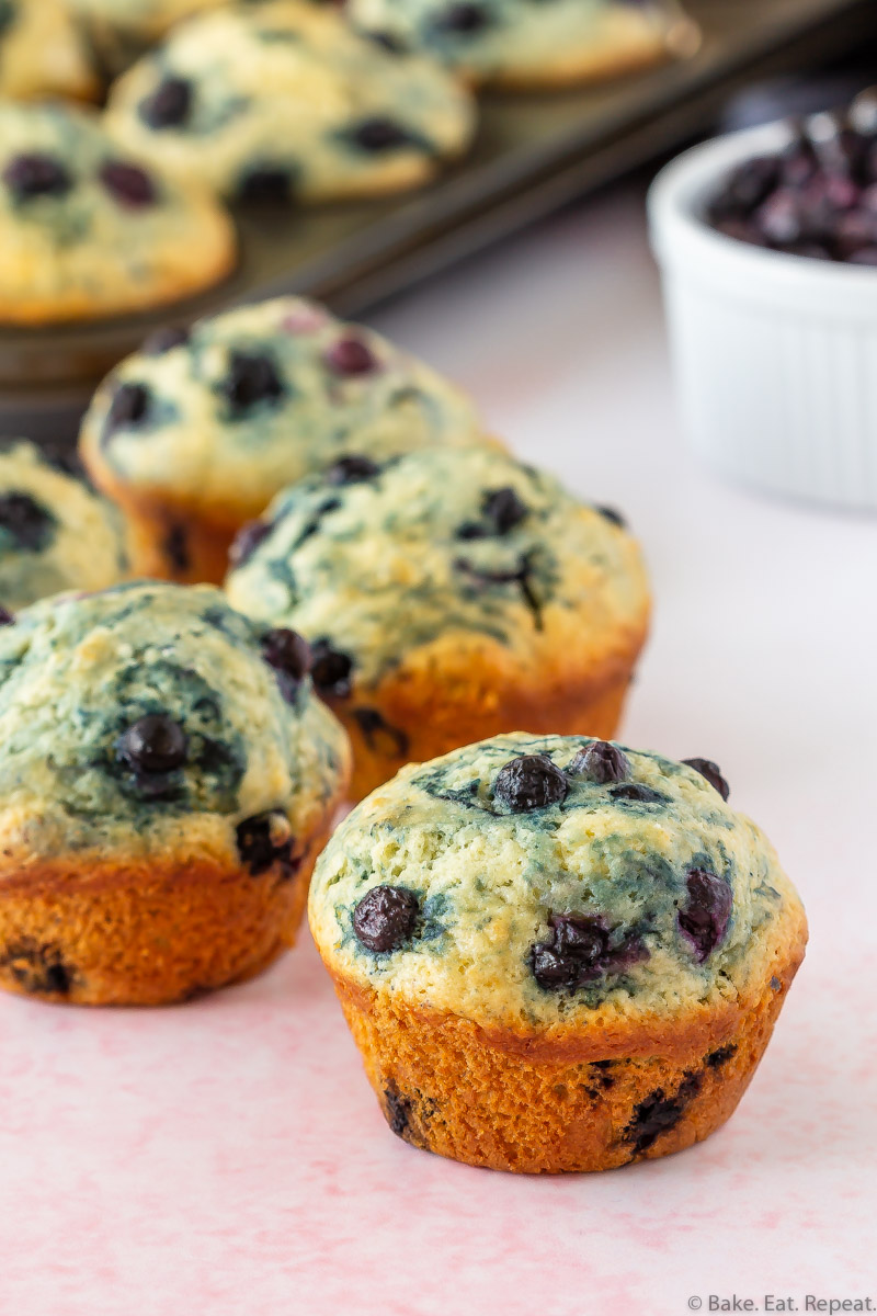 Easy Blueberry Muffins - Bake. Eat. Repeat.