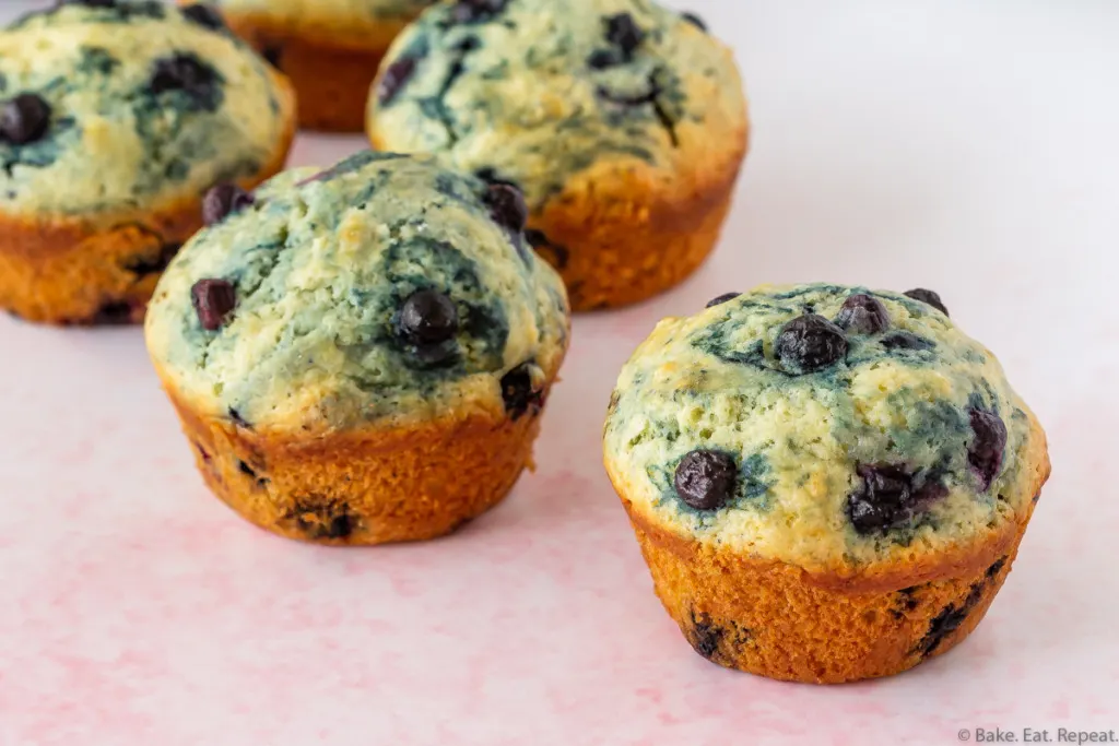 easy blueberry muffins