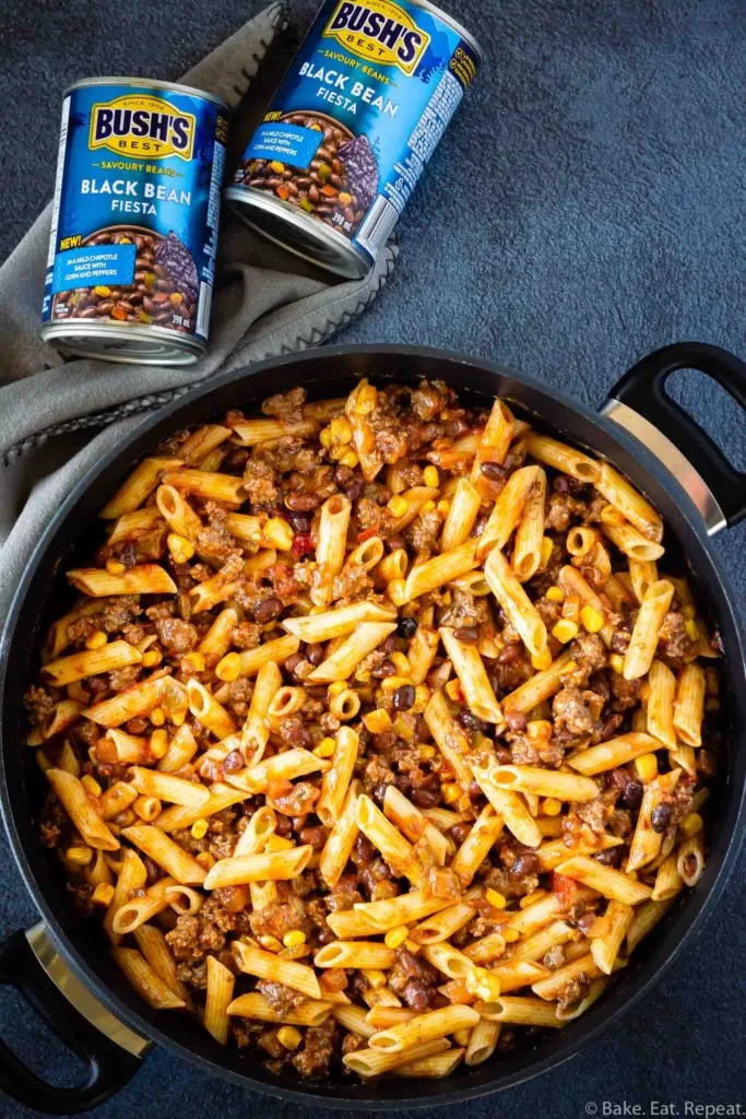 Southwest pasta bake