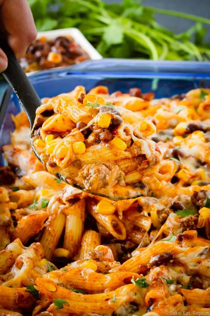 Mexican baked penne