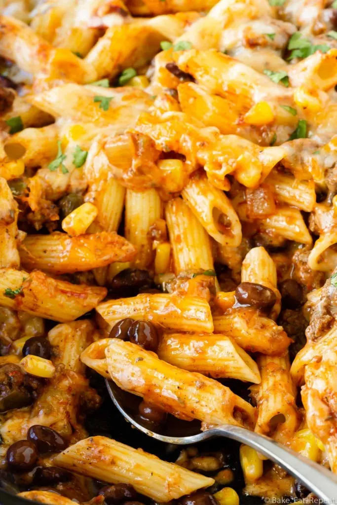 Baked Mexican Pasta - Bake. Eat. Repeat.