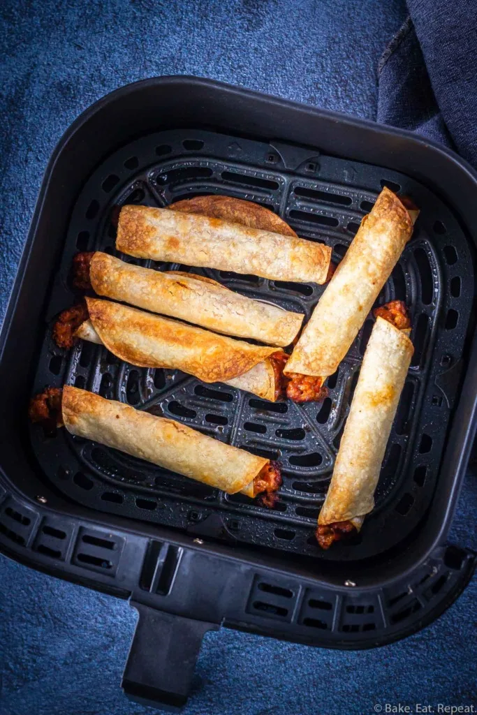 Easy air fryer taquitos