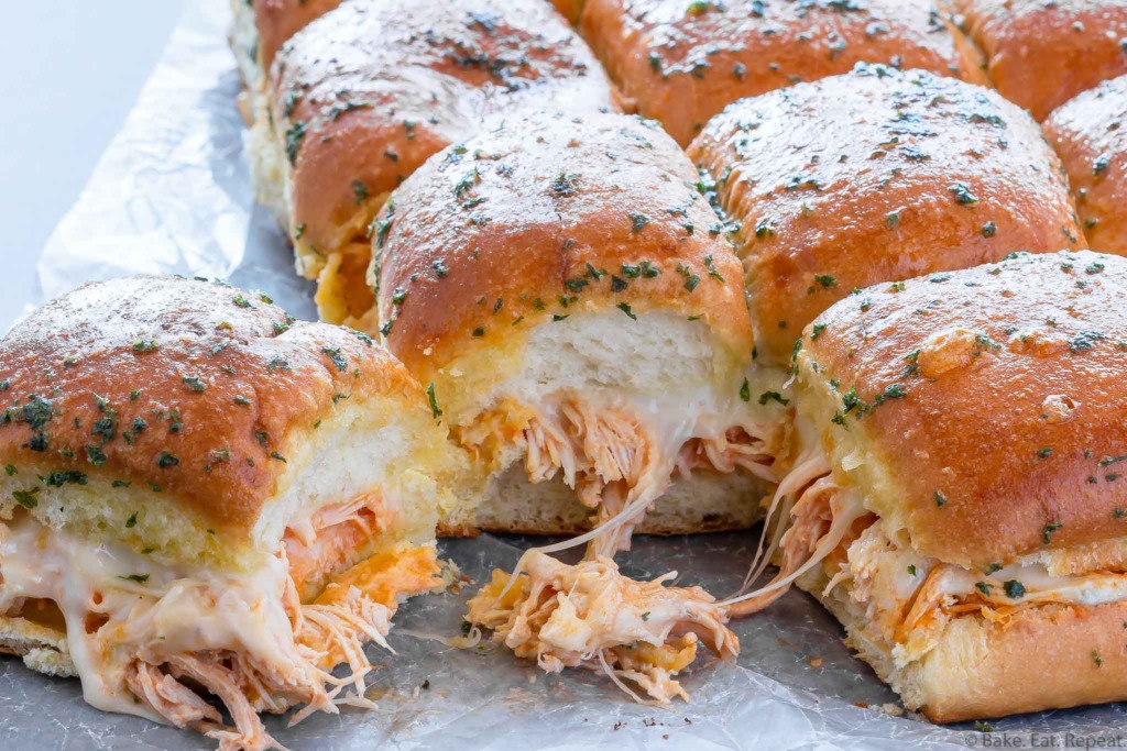 baked buffalo chicken sandwiches