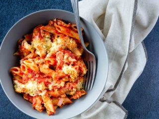 chicken parmesan baked penne