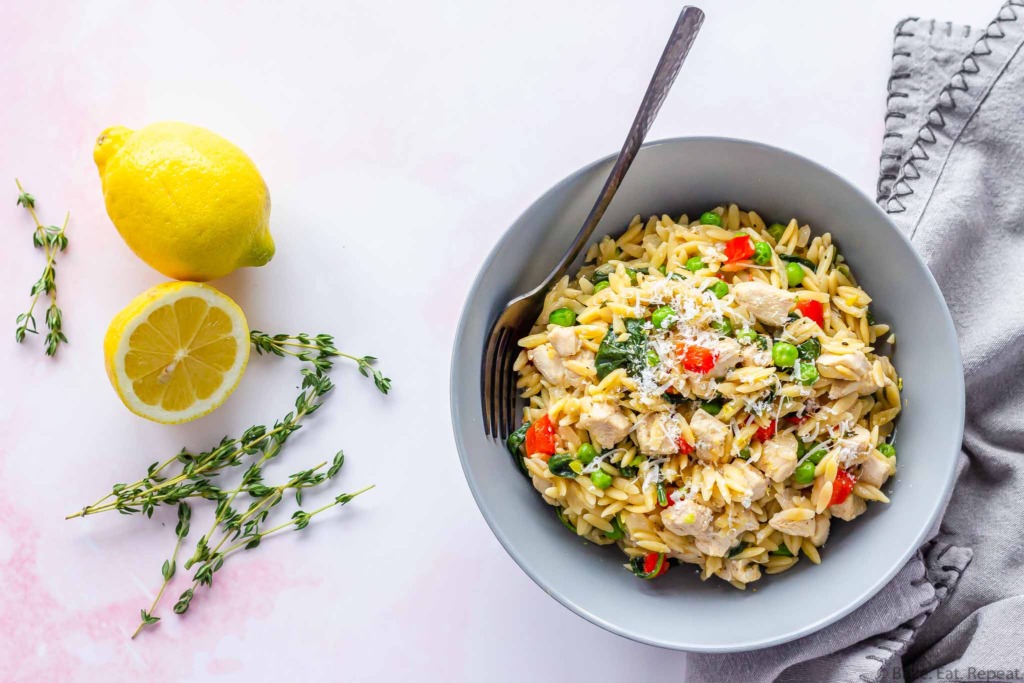 lemon orzo