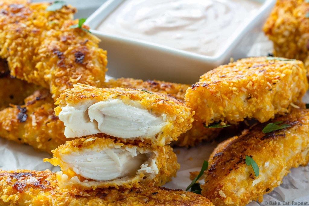 baked chicken fingers