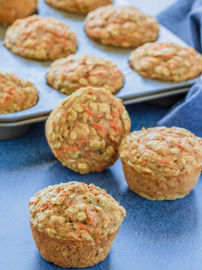 carrot zucchini muffins