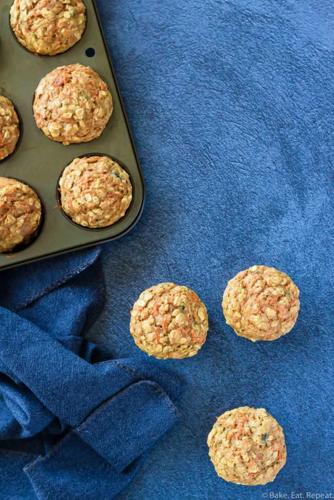 carrot zucchini muffins